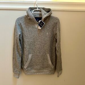 NWT Boys Tailorbyrd Gray Sweater Hoodie Size L 14-16